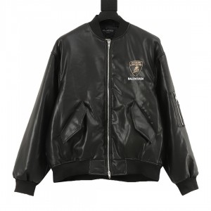 발렌시아가 송아지가죽 남녀공용 자켓