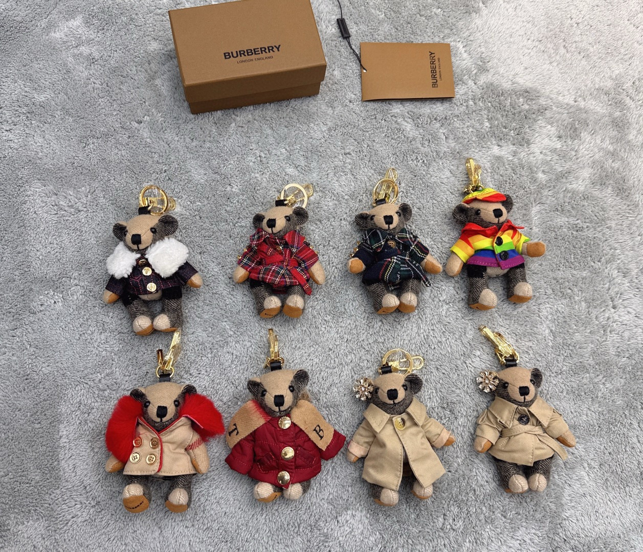 버버리 84가지 12CM 열쇠고리 키링