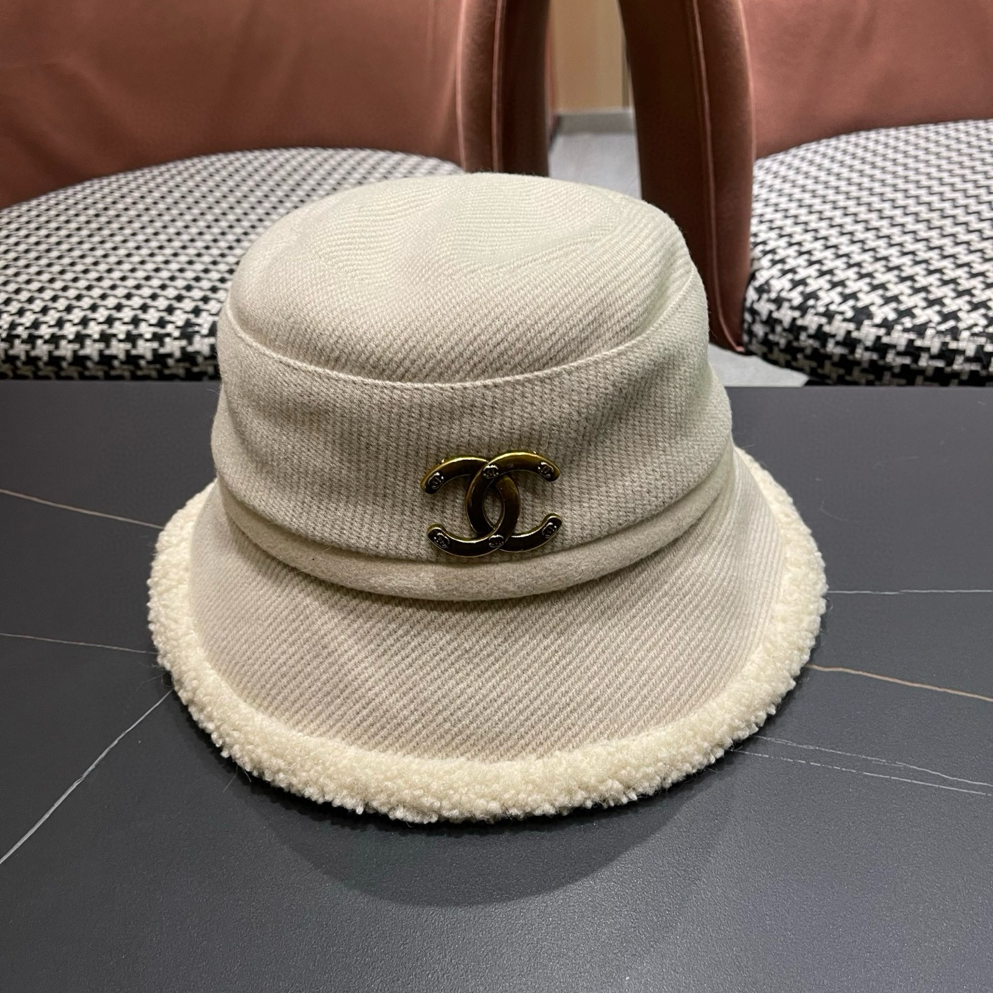 샤넬 겨울 모자