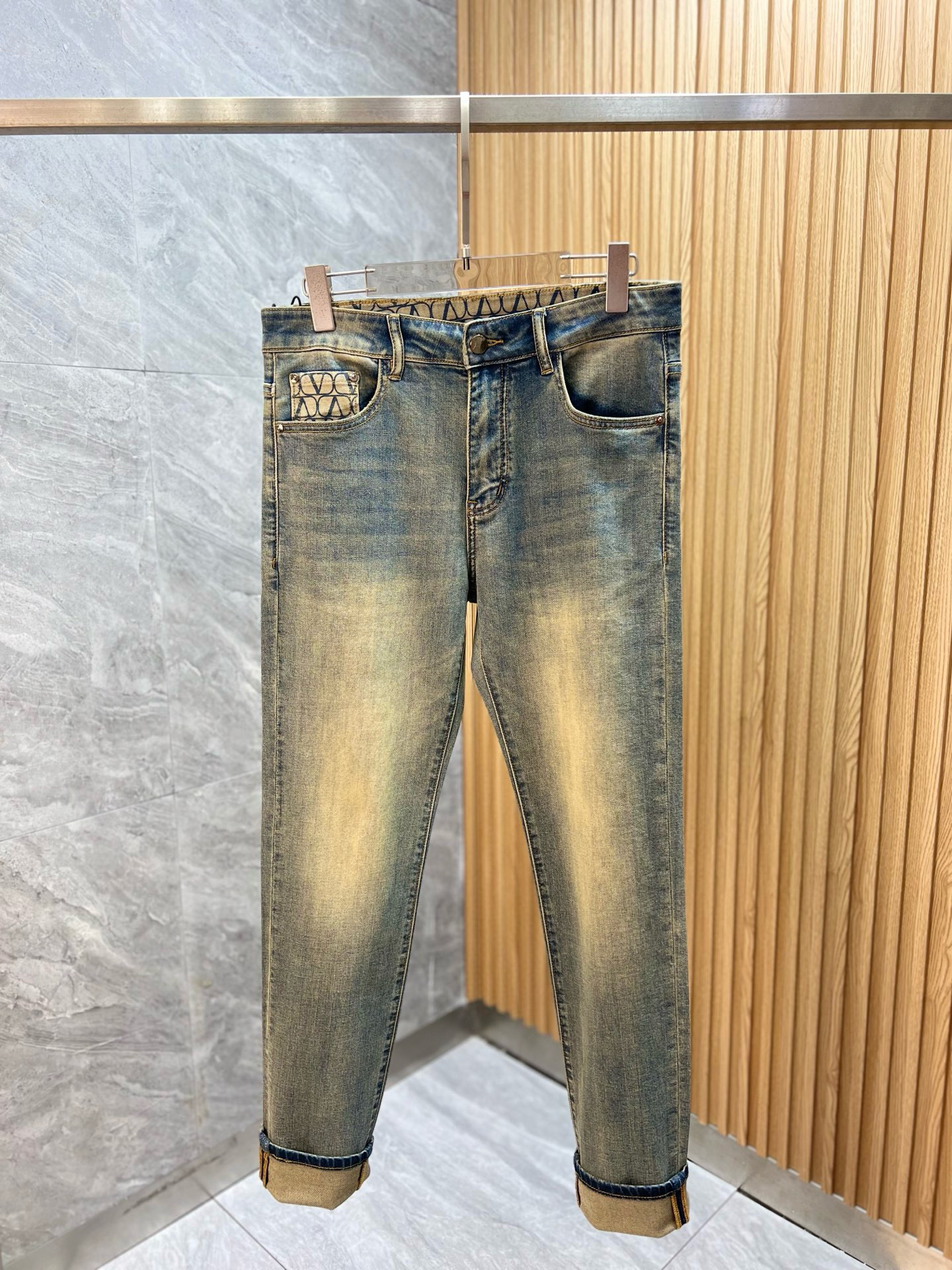 발렌티노 남자 청바지