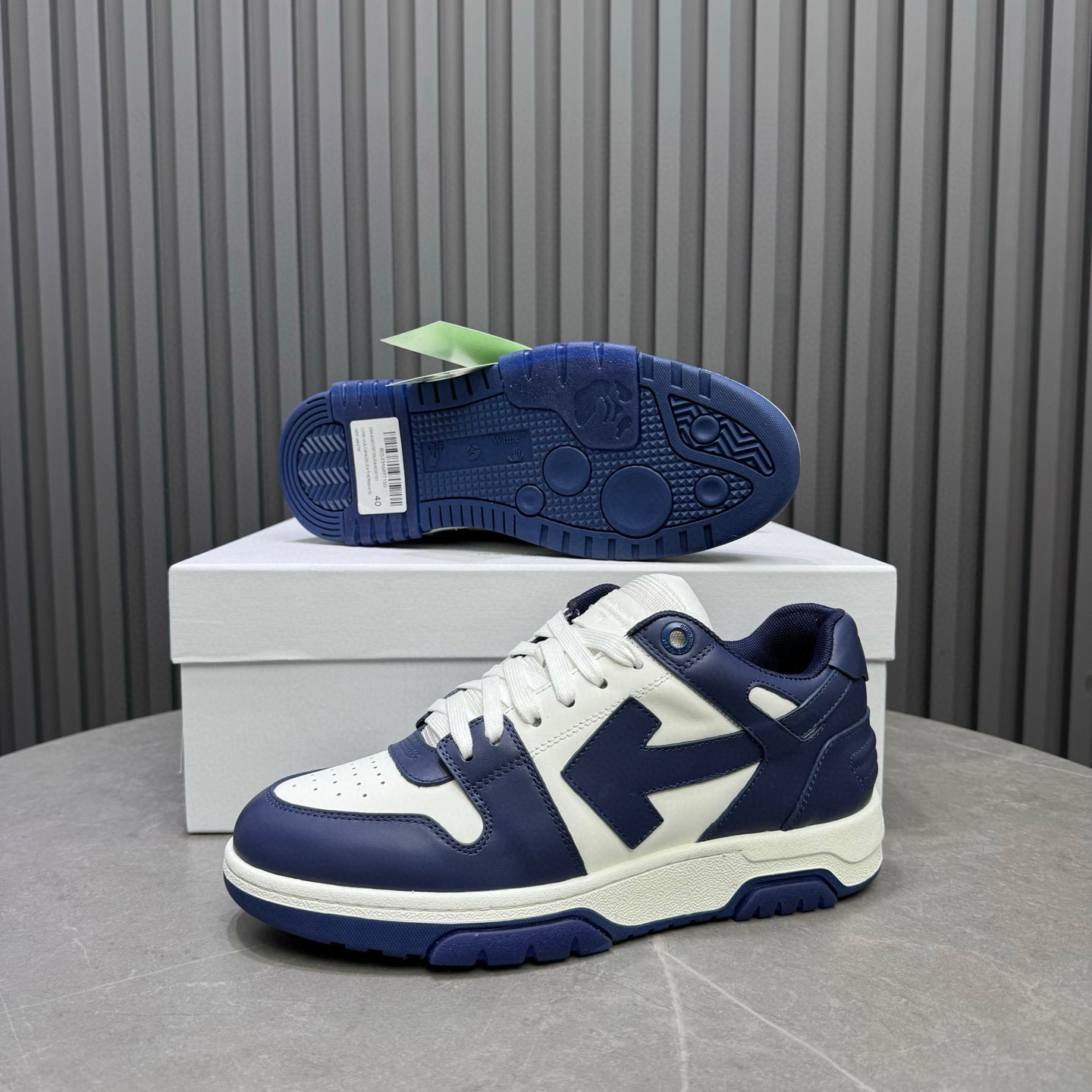 오프화이트 남녀공용 스니커즈 신발 운동화