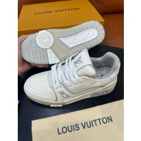 루이비통 트레이너 남녀공용 신발 운동화 스니커즈