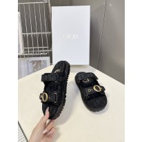 디올 여자 슬리퍼